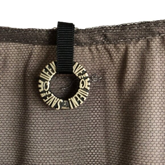 Save the Queen Dress XL Gray and Black Sleeveless Satin - Picture 10 of 16